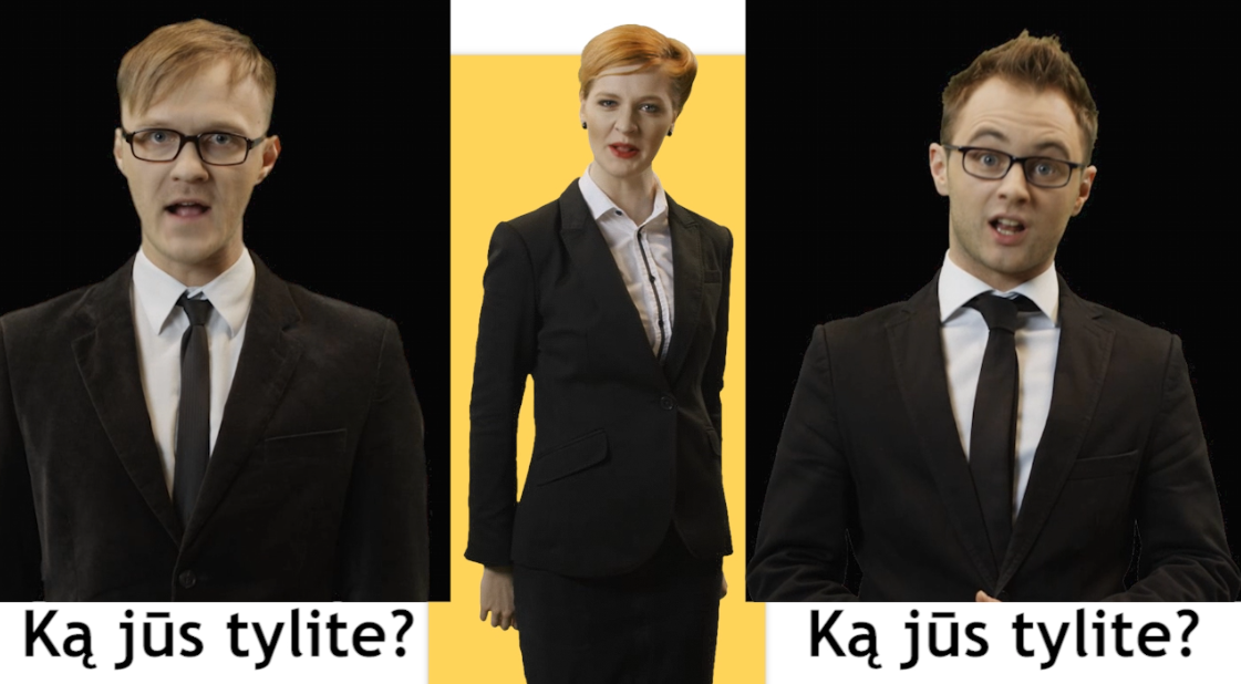 Girdziu ka jus tylite klipo kadras